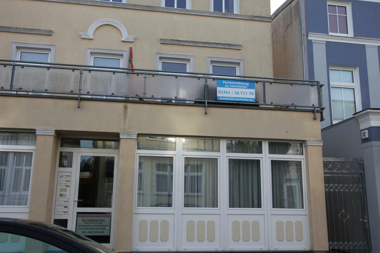 Ferienwohnung in Warnemünde, Friedrich-Franz-Straße 11 Rostock Exterior foto